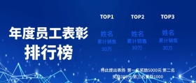 员工表彰奖励公众号封面