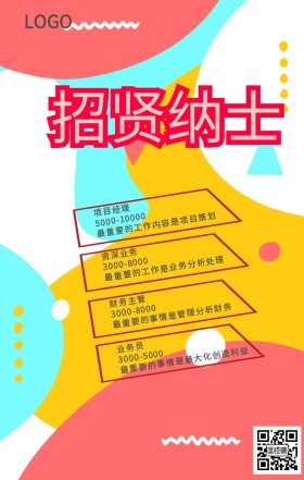 招贤纳士手机海报
