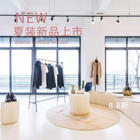 简约清新女装促销专场主图直通车模板