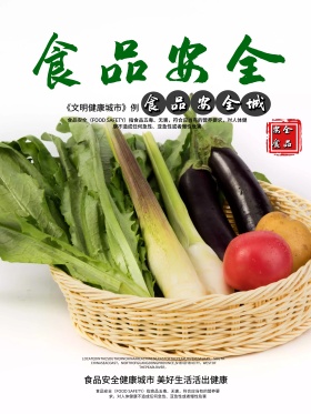 质量月食品安全知识宣传海报