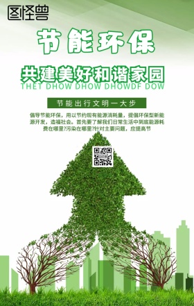 环保科普公益海报