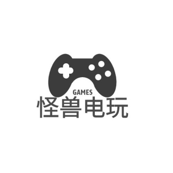灰色简约几何卡通手柄电玩logo设计