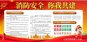 2018红色企业安全展板