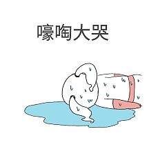 嚎啕大哭表情包