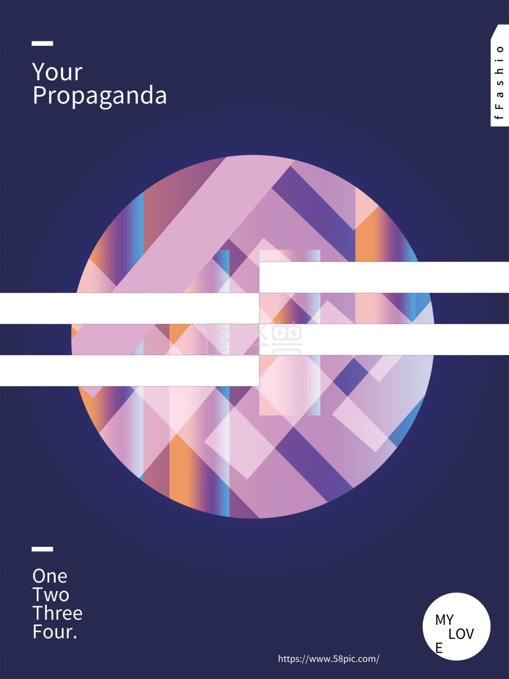 图怪兽频道提供《渐变主题色彩海报》在线图片设计制作,点击"编辑"