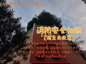 黄色卡通简约消防宣传日知识普及公众号配图