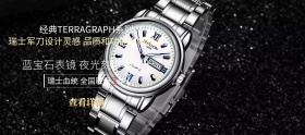 经典系列手表简约banner