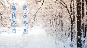 冬至创意简约温情公众号封面模板