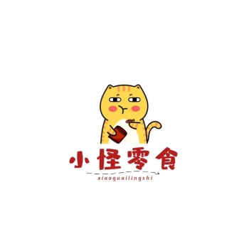 卡通可爱零食淘宝电商logo设计