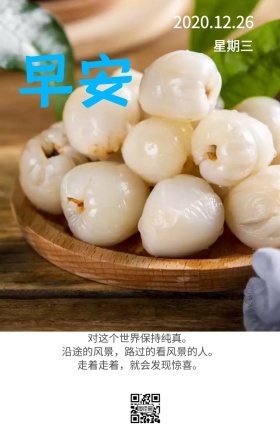 早安墨绿千纸鹤简约日签