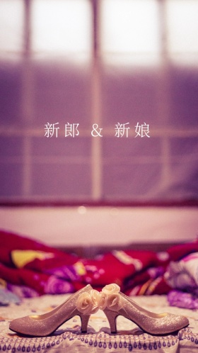 紫色金色欧式典雅婚礼邀请函