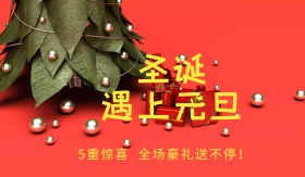 圣诞元旦海报图片