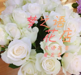 花店产品信息介绍简约卡通朋友圈封面