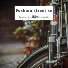 黄色摄影时尚街拍公众号配图