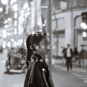 简约黑白高级欧美风人与猫公众号配图