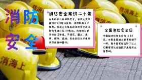 消防安全电子报创意手抄报