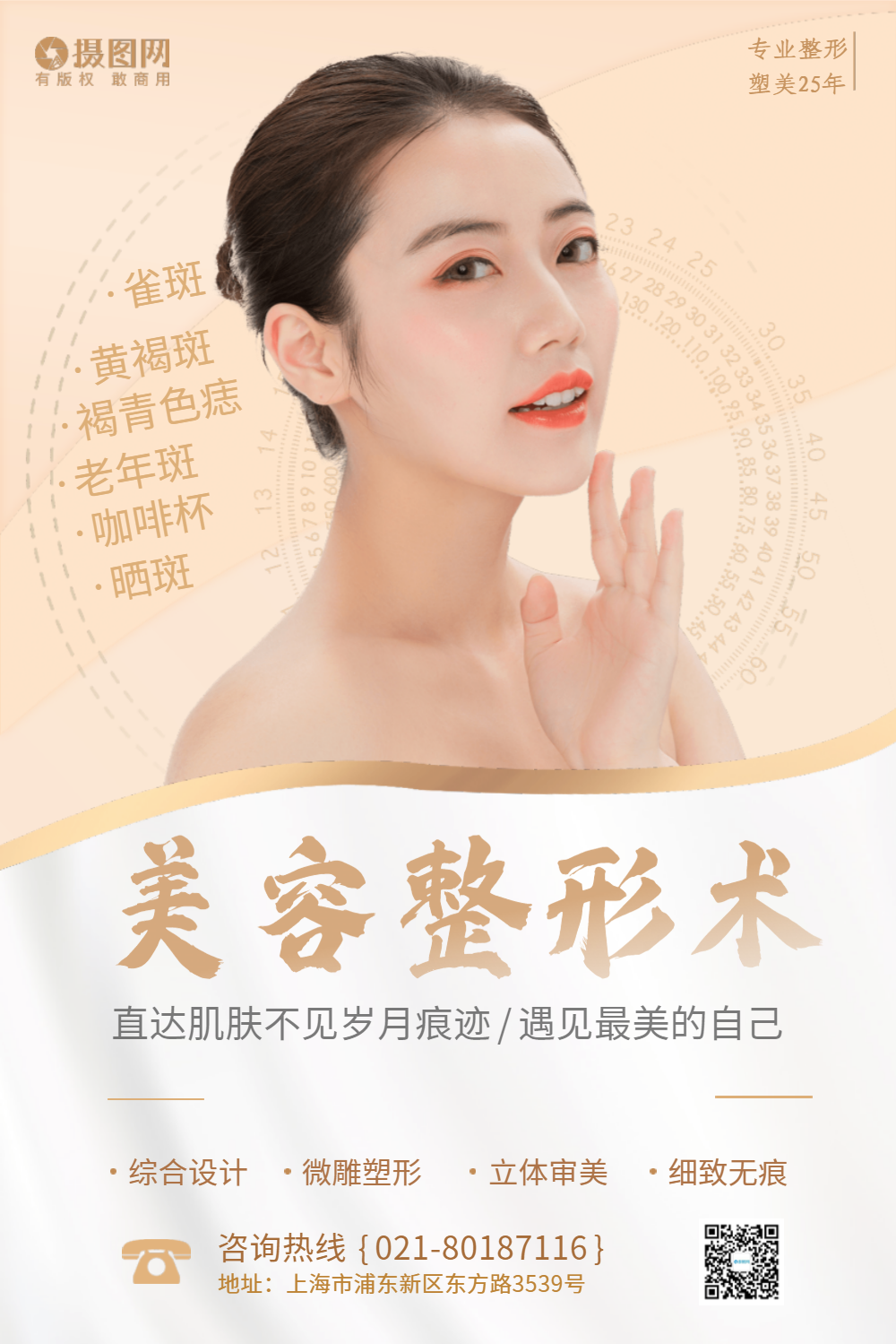 医疗美容整形护肤宣传海报