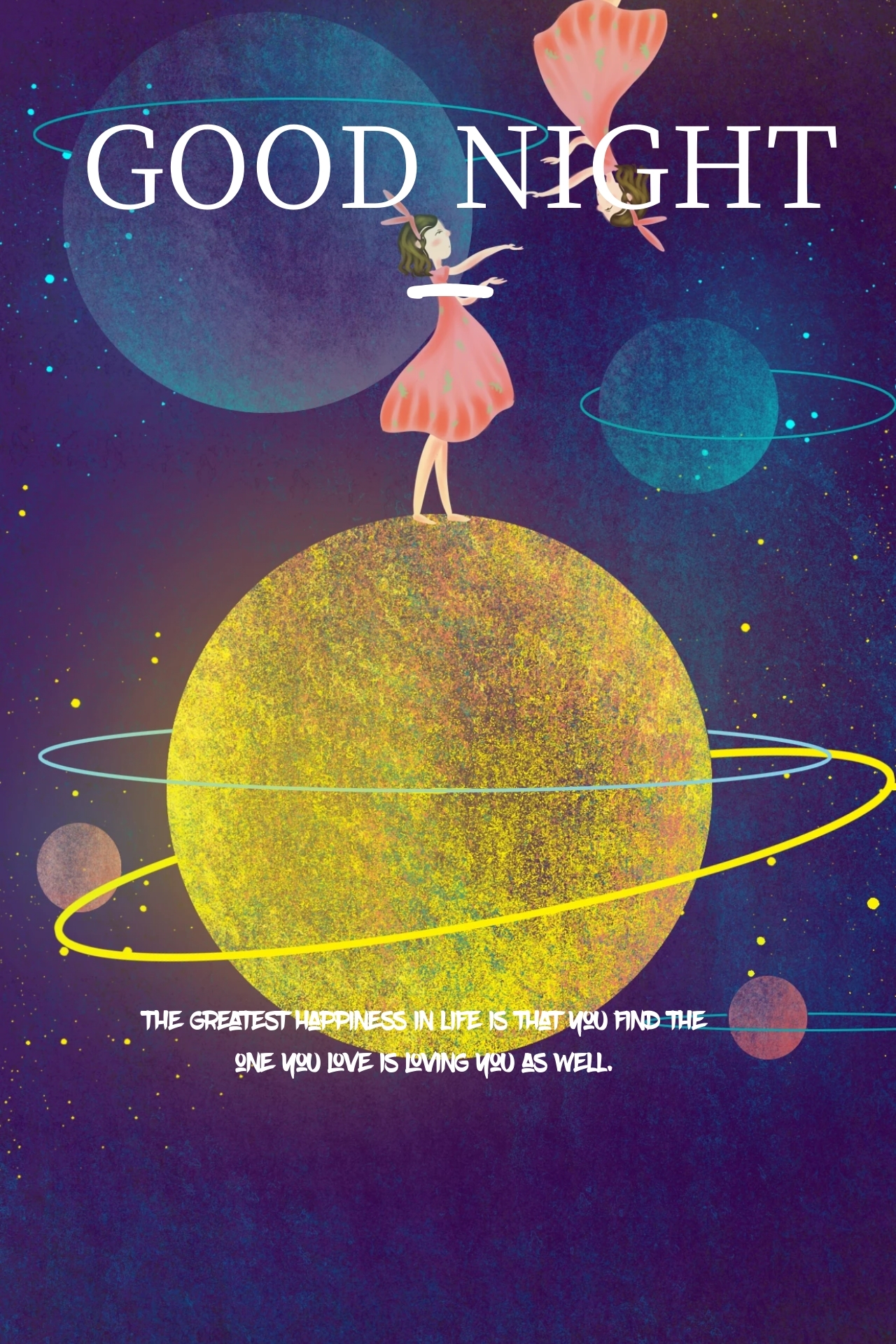 唯美手绘创意治愈系晚安情感公众号配图