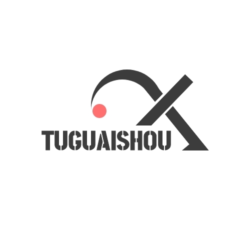 x字母红黑镰刀简约几何logo设计