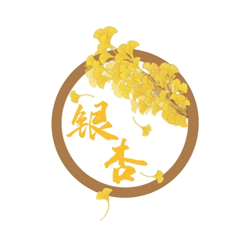 银杏logo宣传推广大气通用