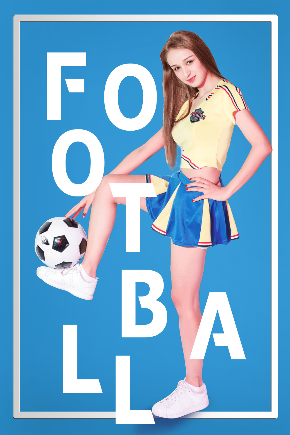 足球宝贝运动海报